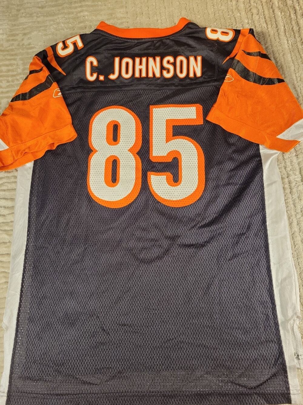Reebok Chad Ochocinco Johnson Cincinnati Bengals Football Jersey Youth XL Boys